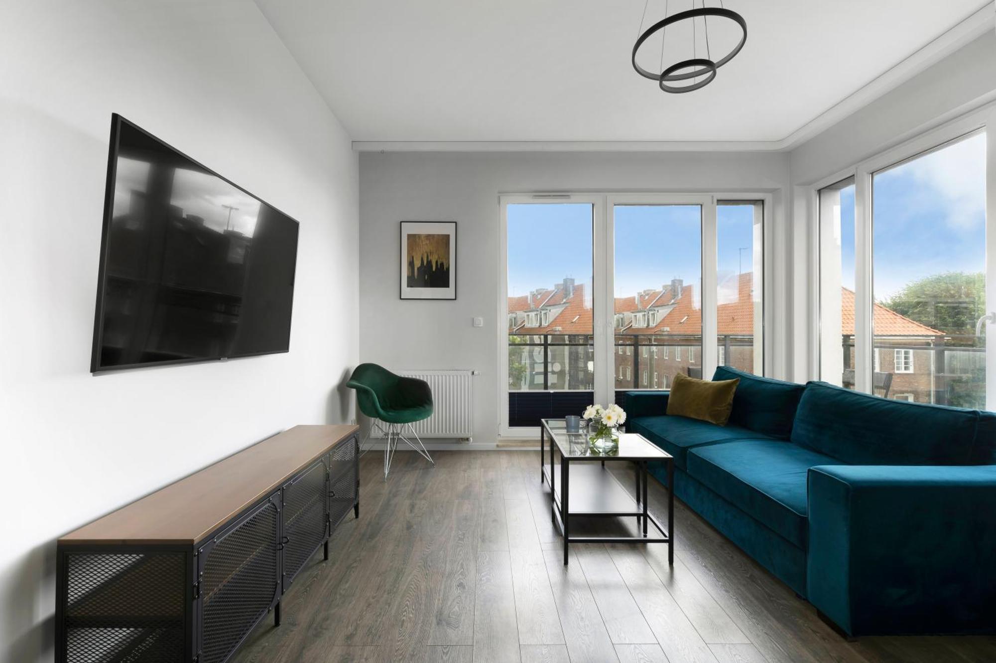 Blue Raven Downtown Apartments 格但斯克 外观 照片